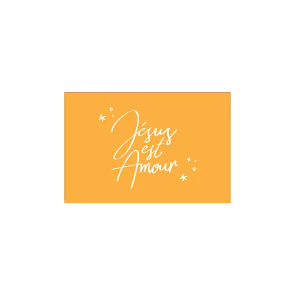 Carte - Jésus est Amour