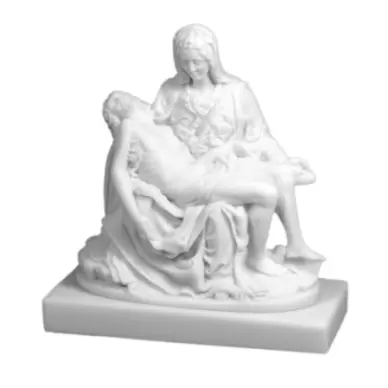 Statue de la Pieta en albâtre - 18 cm