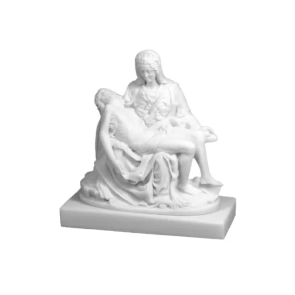 Statue de la Pieta en albâtre - 18 cm