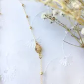 Bracelet chapelet en or - 3