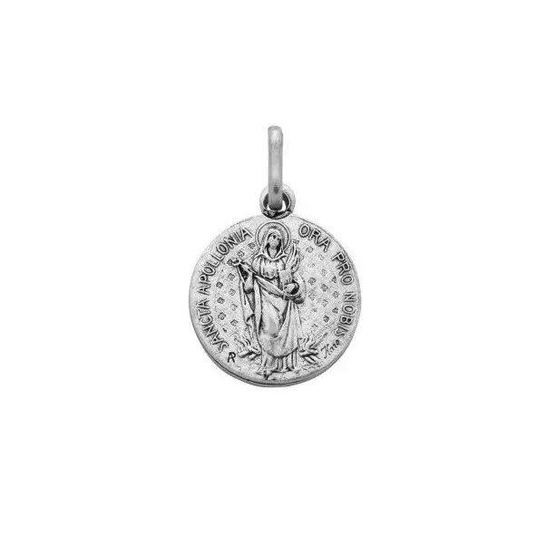 Médaille Sainte Apolline - 15 mm - laiton