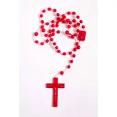 Chapelet plastique sur corde - Couleur au choix - 4