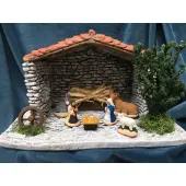 Crèche de Noël complète - Le Moulin à l'huile - 1