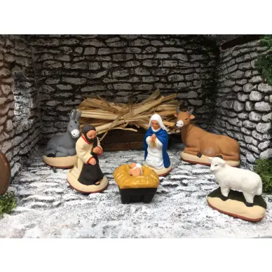 Crèche de Noël complète - Le Moulin à l'huile