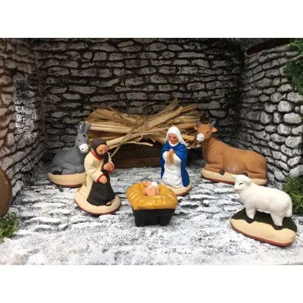 Crèche de Noël complète - Le Moulin à l'huile