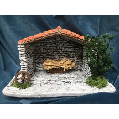 Décor de crèche - Le Moulin à Huile