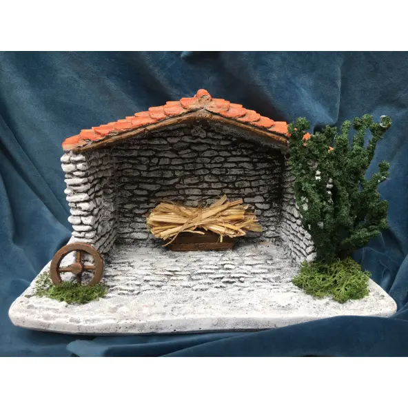 Décor de crèche - Le Moulin à Huile