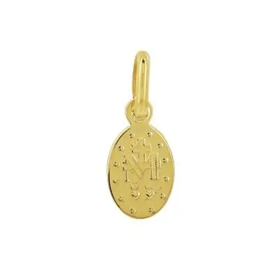 Médaille Miraculeuse 8 mm en or 18 carats