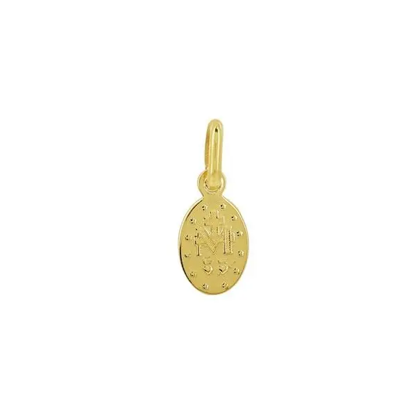 Médaille Miraculeuse 8 mm  en or 18 carats