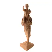 Statue Saint Joseph de la Marche de Cotignac - couleur - 1