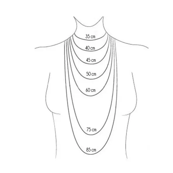 Chaine maille forçat ronde 2.2 mm - 60 cm - Plaqué Or