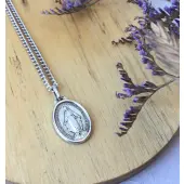 Médaille Miraculeuse bord poli - Argent - 2