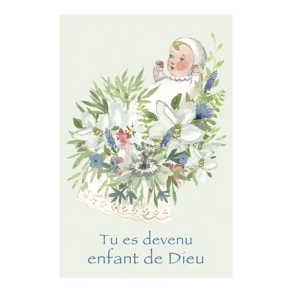 Image de baptême - Tu es devenu enfant de Dieu
