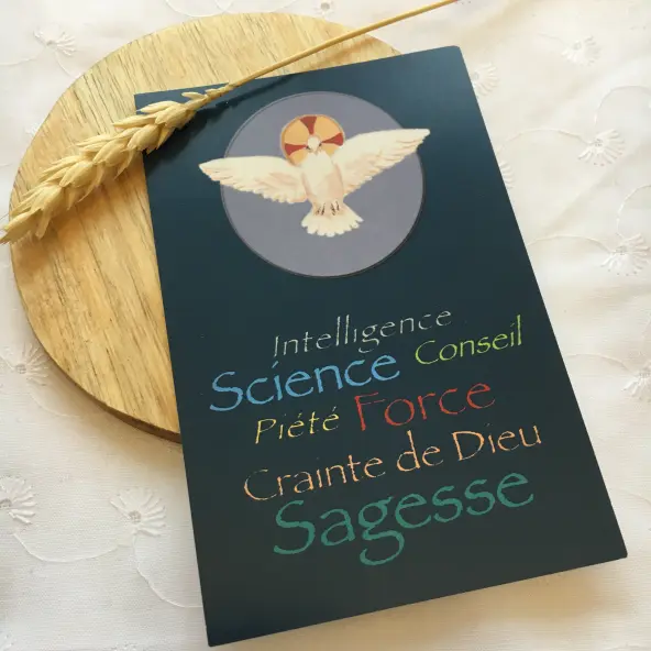 Image de confirmation - 7 dons du St Esprit (bleu)