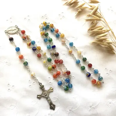 Chapelet en perles de Murano