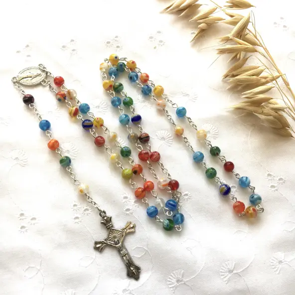 Chapelet en perles de Murano