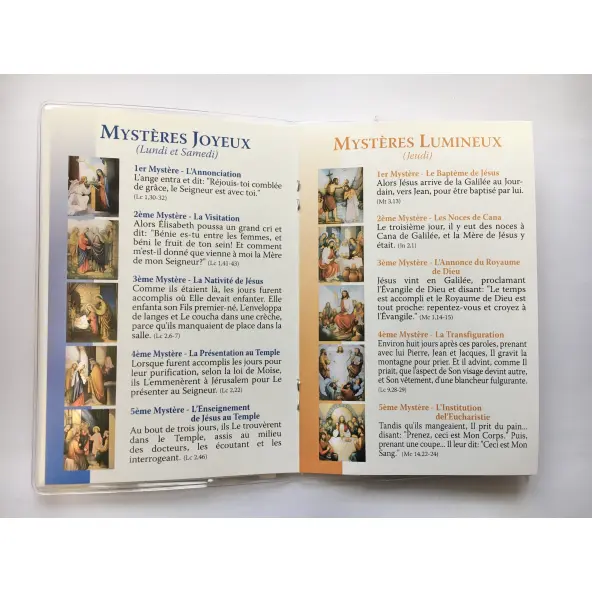 Chapelet + livret du rosaire