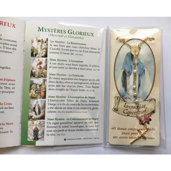 Chapelet + livret du rosaire