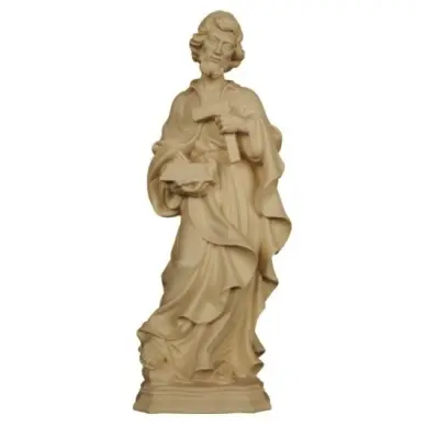 Statue Saint Joseph en bois - 20 cm