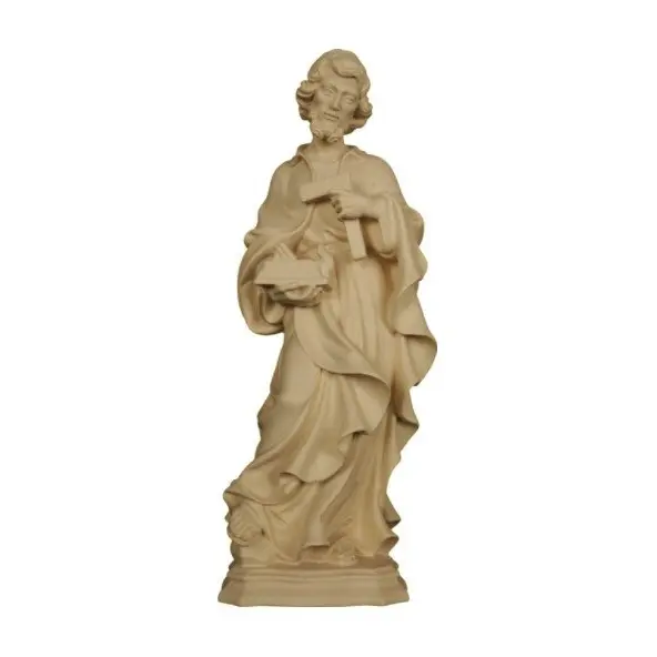 Statue Saint Joseph en bois - 20 cm