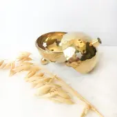 Brûle encens laiton doré - 3