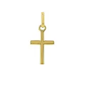 Croix fine 14 mm en or 18 carats - 2