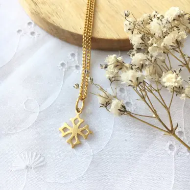 Croix occitane - Plaqué or