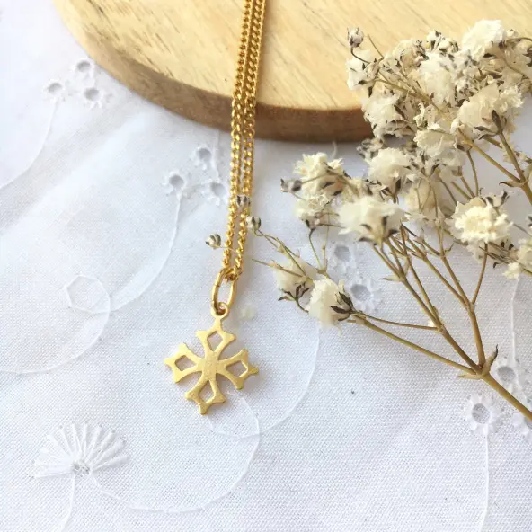 Croix occitane - Plaqué or