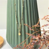 Collier  Médaille Miraculeuse en or 18 carats - 1