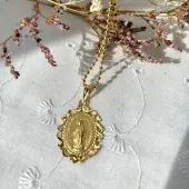 Médaille Miraculeuse creuse 23 mm - or 18 carats - 2