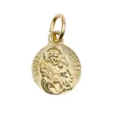 Médaille de Saint Joseph - Métal argenté - 12 mm - 2