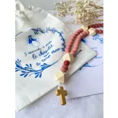 Chapelet pour enfant en perles de silicone + livret d'apprentissage - 3