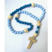 Chapelet pour enfant en perles de silicone + livret d'apprentissage - 4