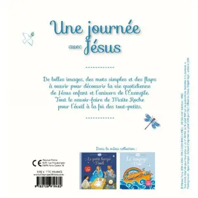 Livre Une journée avec Jésus - flip flap - Maïté Roche