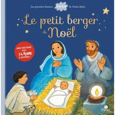 Livre Le petit berger de Noël - Flip-flap - Maïté Roche