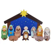 Crèche en bois pour enfant - 1