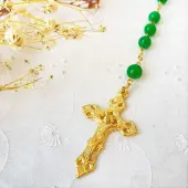 Chapelet de la Médaille Miraculeuse en Aventurine - 1