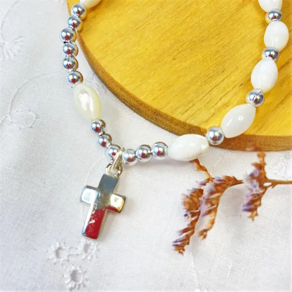 Bracelet dizainier en nacre