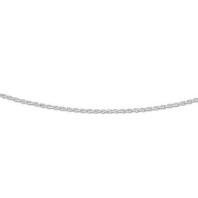 Chaîne maille forçat ronde 1,7 mm - 42-45 cm - Argent
