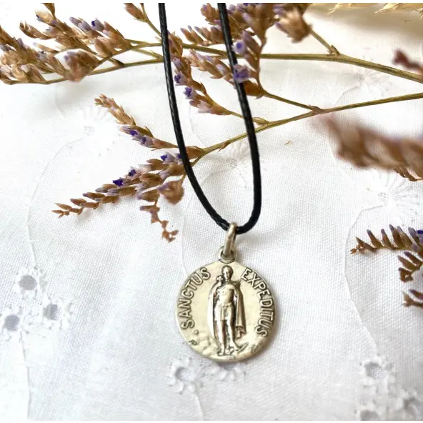 Médaille Saint Expédit - 15 mm - laiton