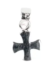 Collier de base à logo en argent sterling plaqué or rose 14 carats pour femmes M