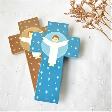 Croix en bois - Enfant Jésus