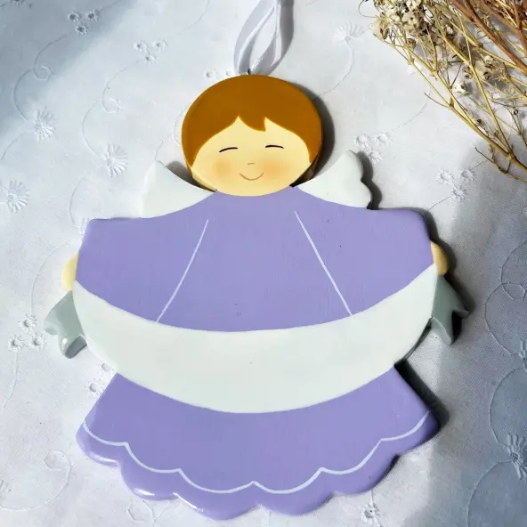 Ange gardien en bois