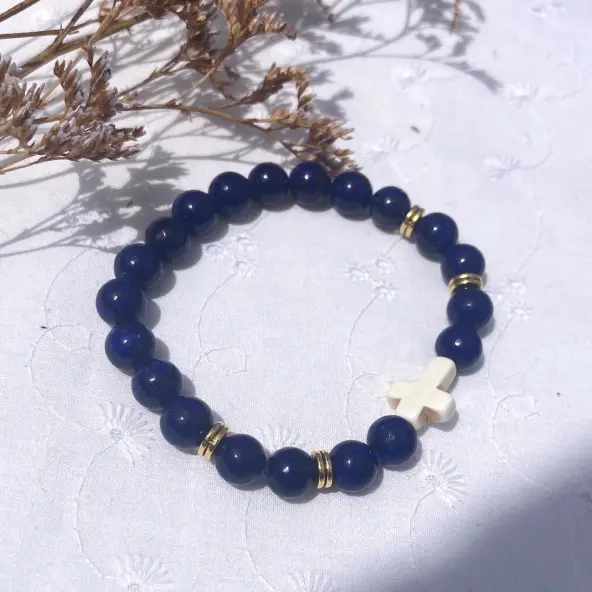 Bracelets religieux en pierres fines