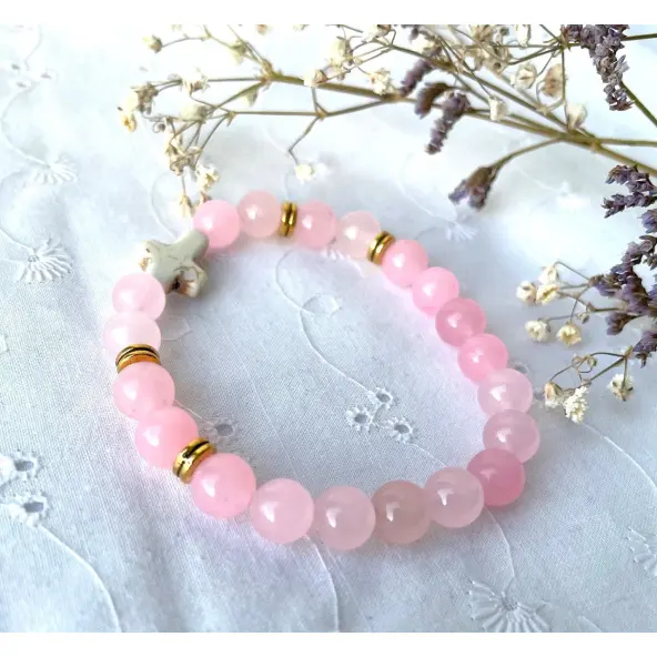 Bracelets religieux en pierres fines