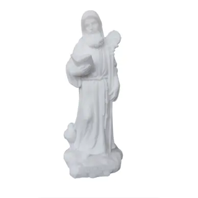 Statue Saint Benoit - Albâtre