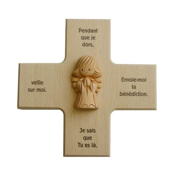 Croix en bois pour enfant
