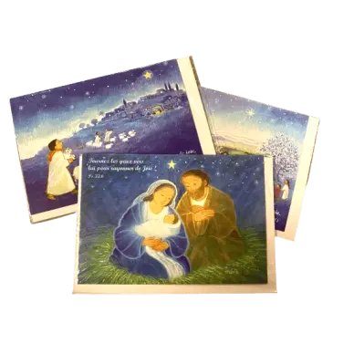 Cartes double de Noël  - Maïté Roche