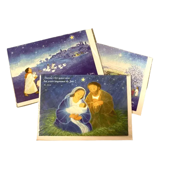 Cartes double de Noël  - Maïté Roche