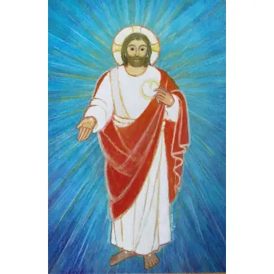 Carte Sacré-Coeur de Jésus - Maïté Roche